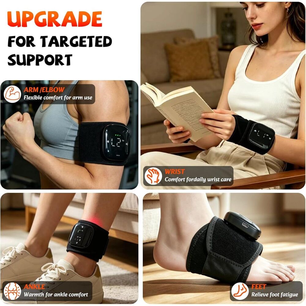 Cordless Red & Near-Infrared Light Wrap for Relaxing Massage Comfort - Picture 8 of 15